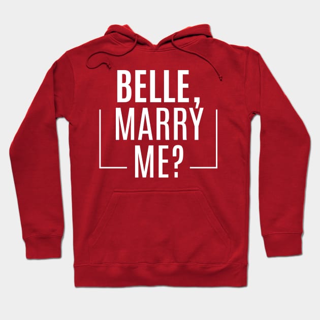 Belle, Marry Me? Hoodie by restlessart
